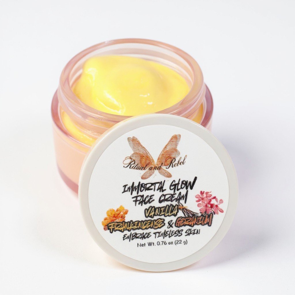 Immortal Glow Face Cream (timeless skin) - Vanilla, Frankincense & Geranium