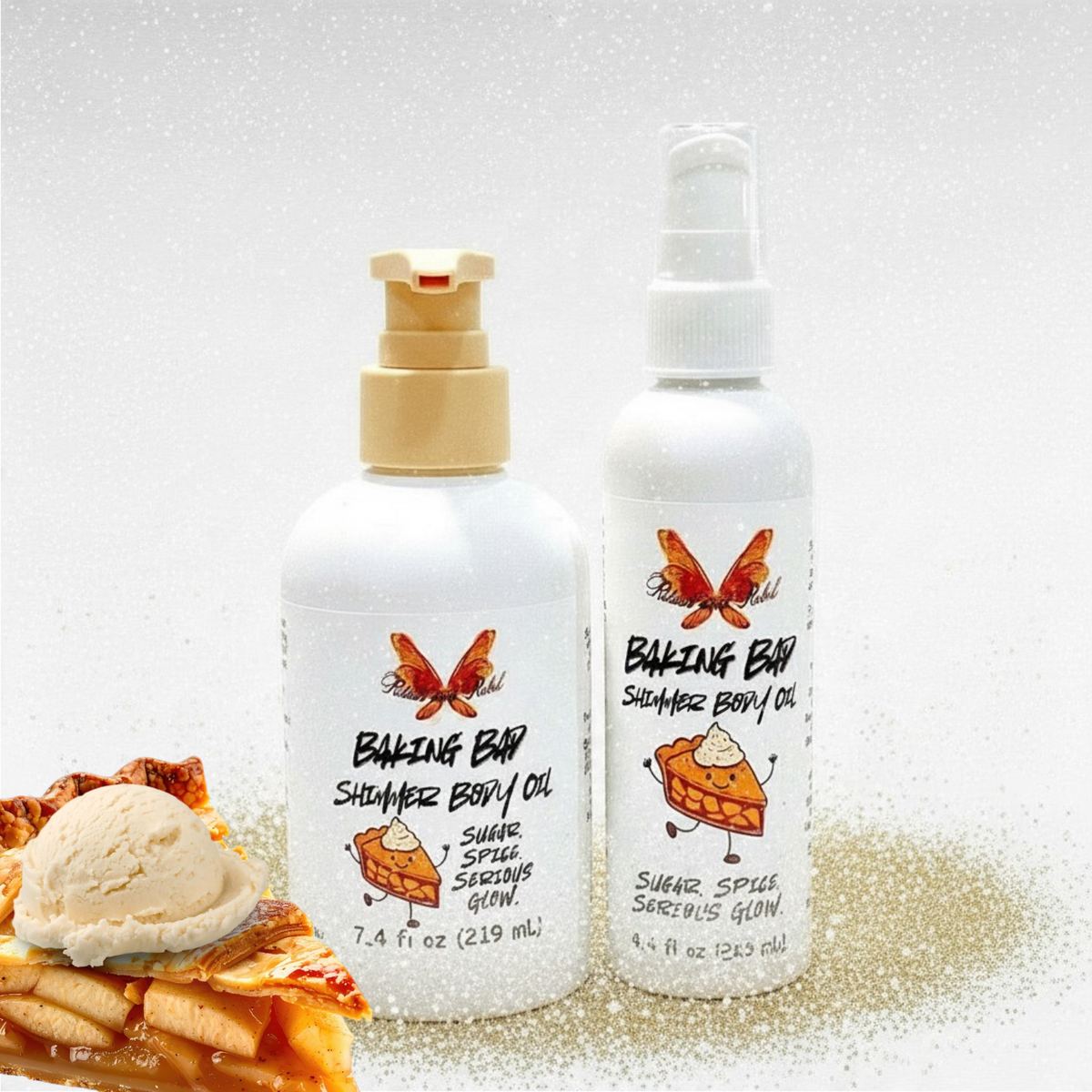 Baking Bad Shimmer Body Oil - Apple Pie