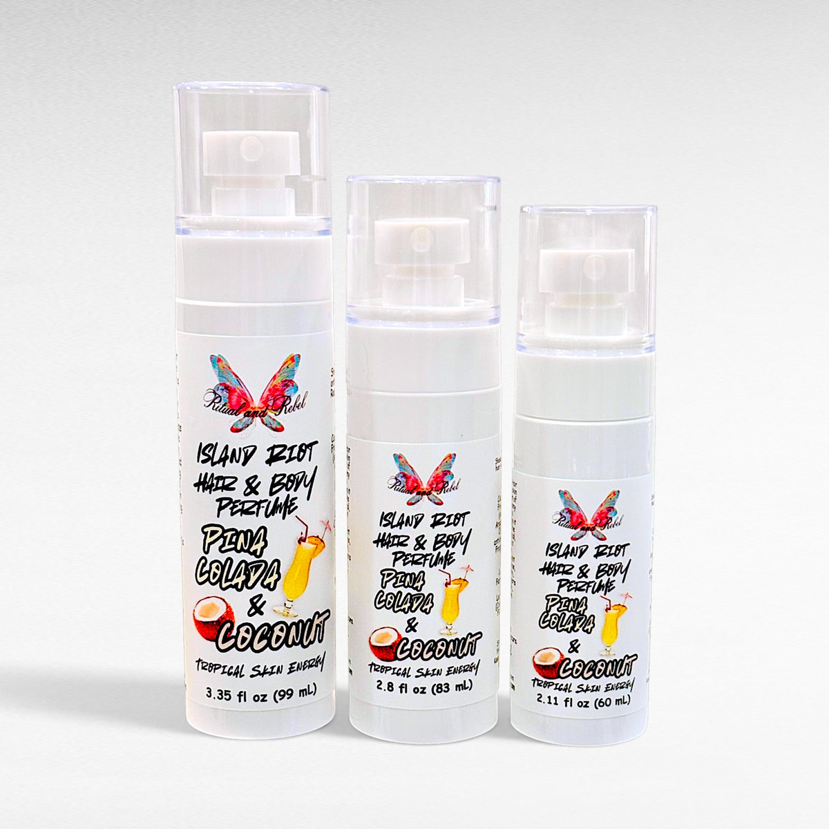 Island Riot Hair & Body Perfume - Pina Colada & Coconut