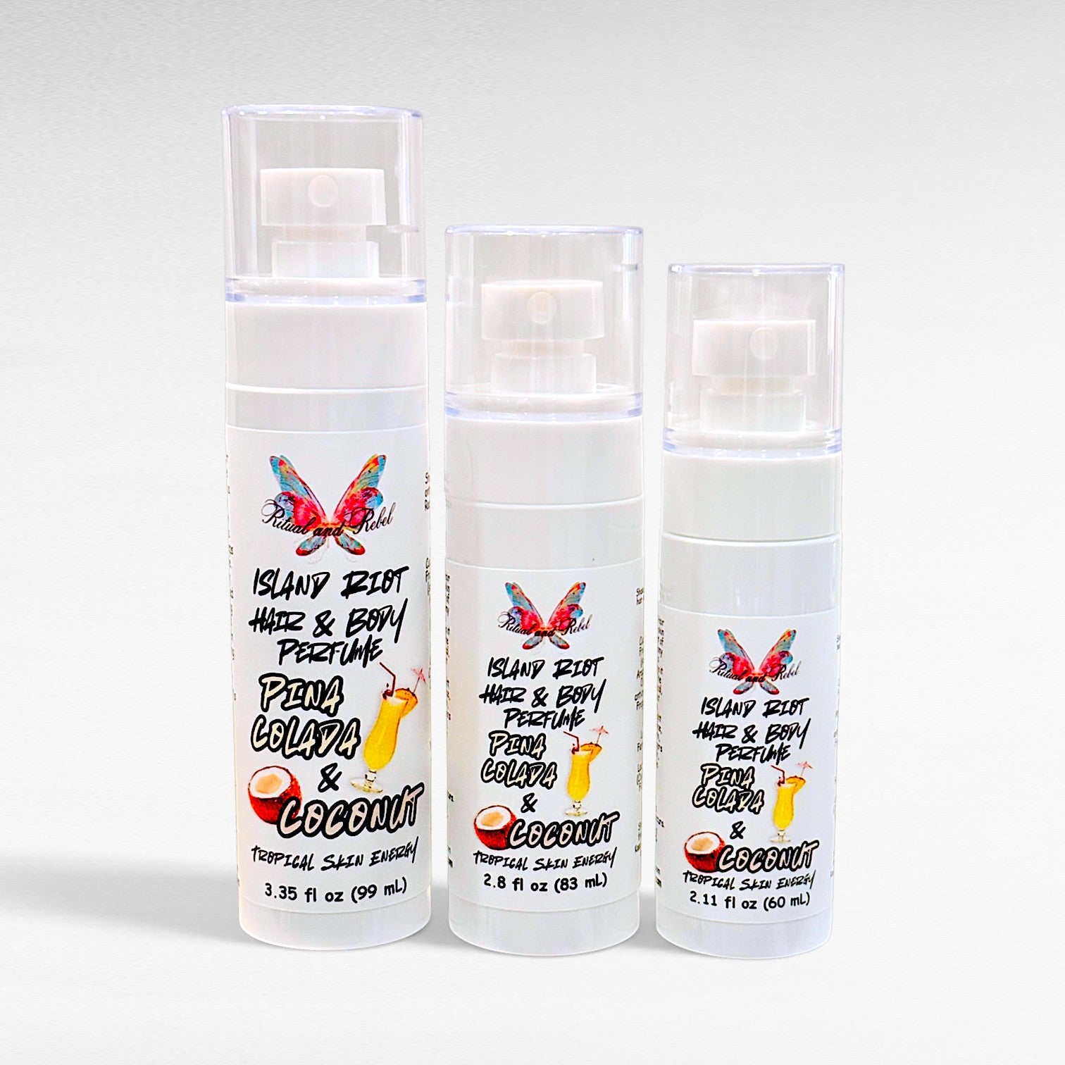 Island Riot Hair & Body Perfume - Pina Colada & Coconut