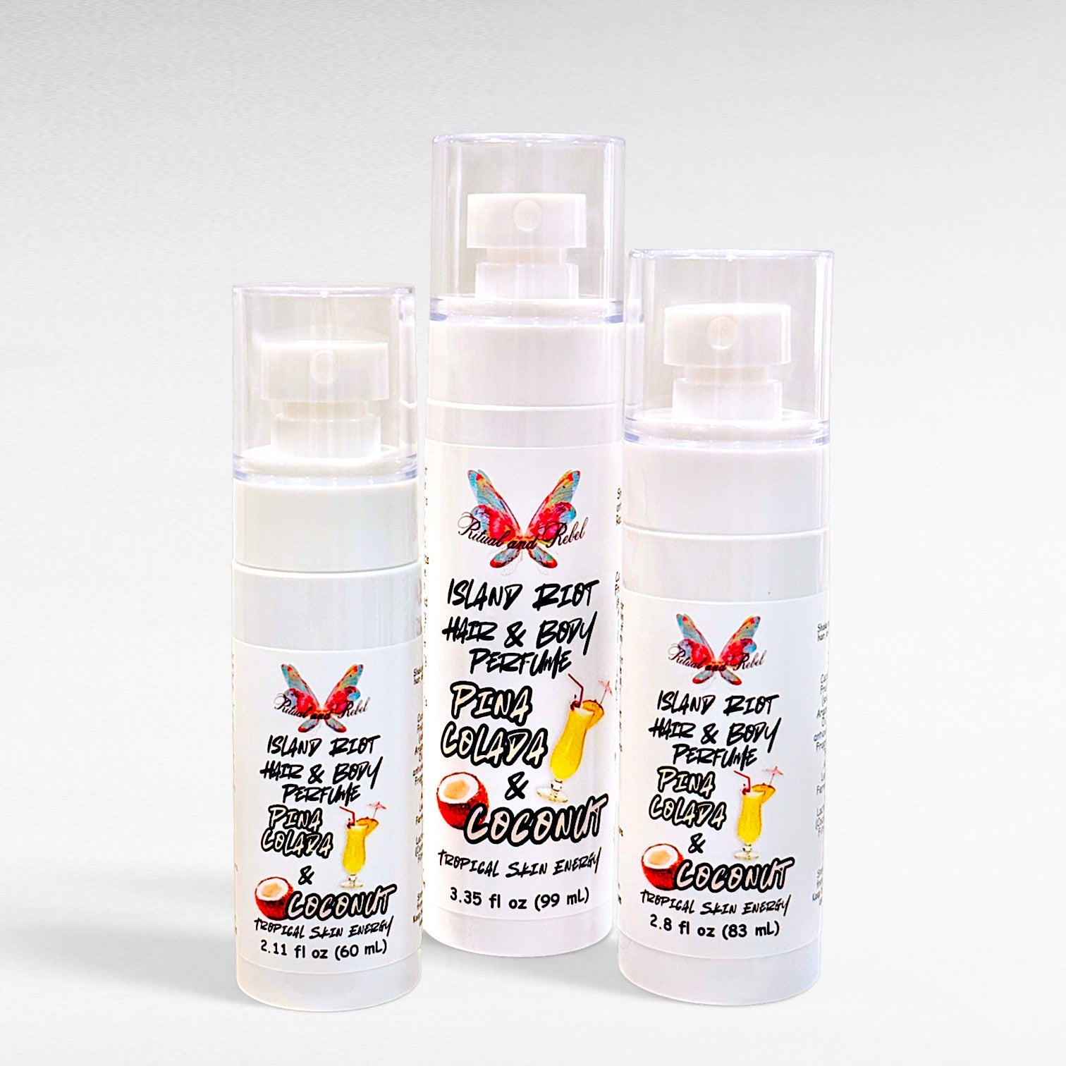 Island Riot Hair & Body Perfume - Pina Colada & Coconut
