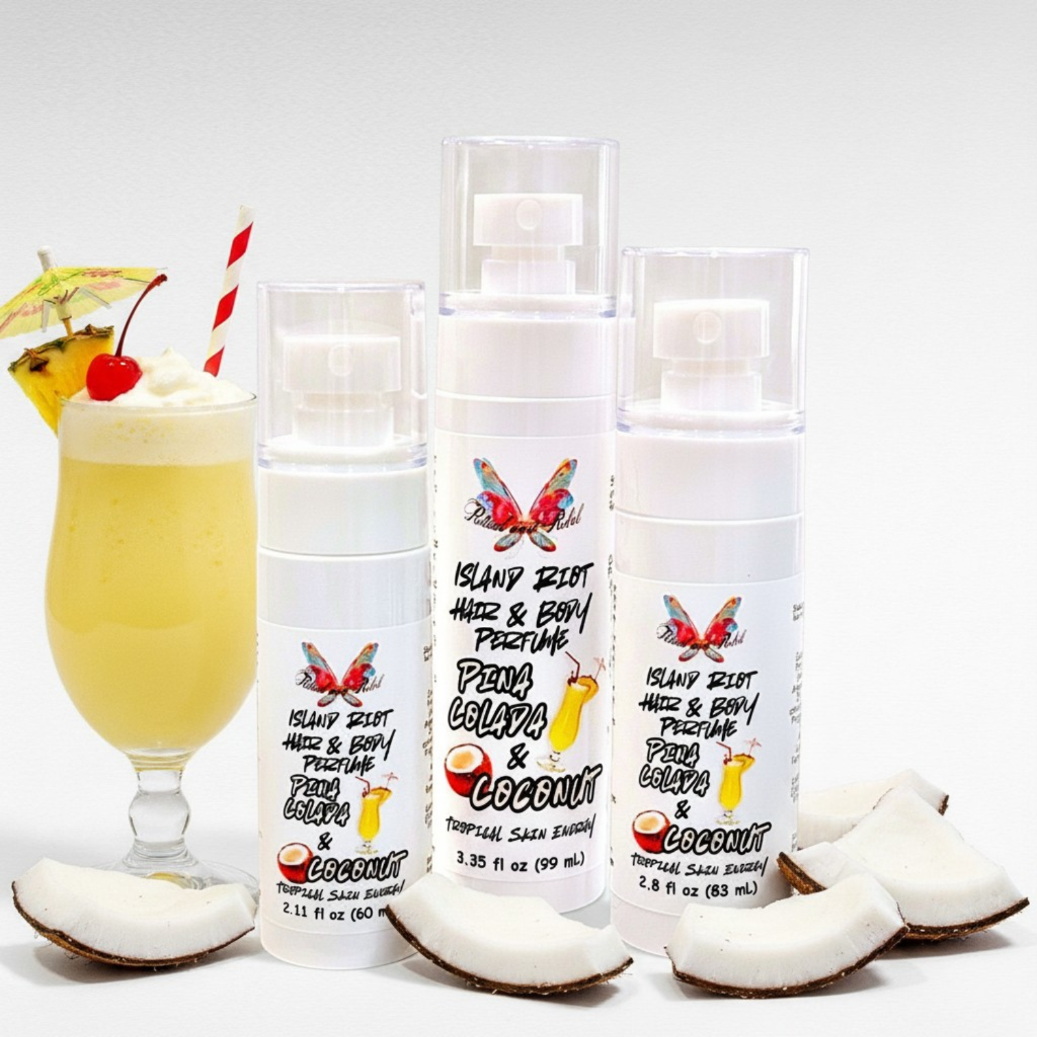 Island Riot Hair & Body Perfume - Pina Colada & Coconut