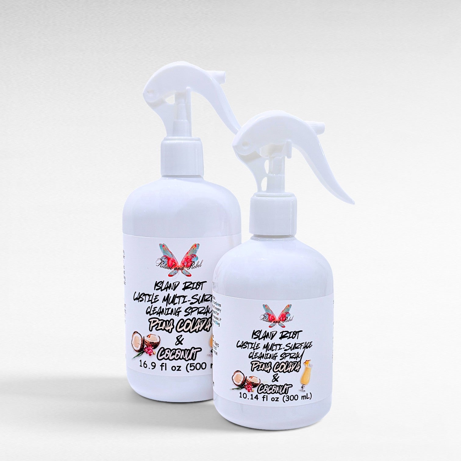 Island Riot Castile Multi-Surface Cleaning Spray - Pina Colada & Coconut