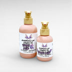 Kingsberry Lane Shower Oil by Ritual and Rebel 2 pink bottles with pumps 7.4 and 3.7 fl oz