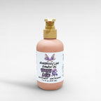 Kingsberry lane Shower Oil by Ritual and Rebel 7.4 fl oz pink bottle with beige pump