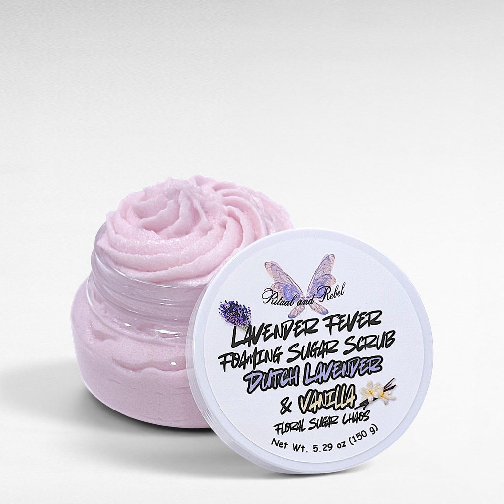 Lavender Fever Foaming Sugar Scrub - Dutch Lavender & Vanilla