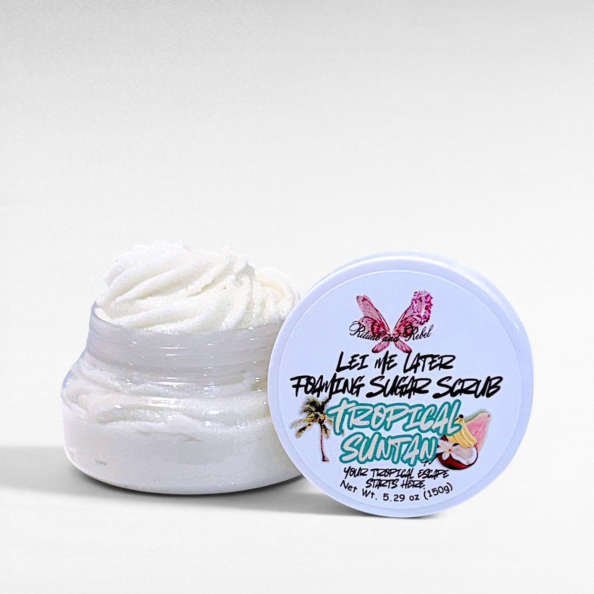 Lei Me Later Foaming Sugar Scrub - Tropical Suntan