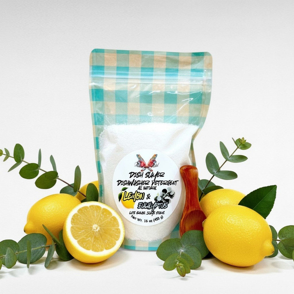 Dish Slayer Dishwasher Powder – Lemon & Eucalyptus