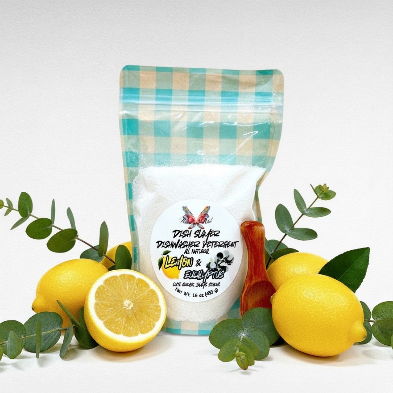 Dish Slayer Dishwasher Powder – Lemon & Eucalyptus