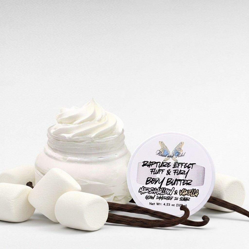 Fluff & Fury Body Butter - Marshmallow & Vanilla