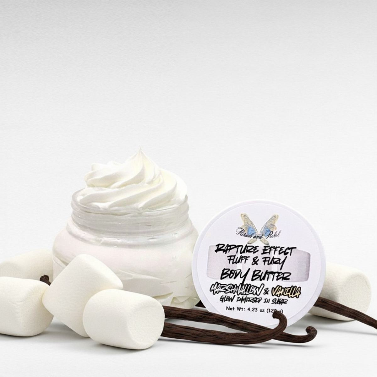 Fluff & Fury Body Butter - Marshmallow & Vanilla