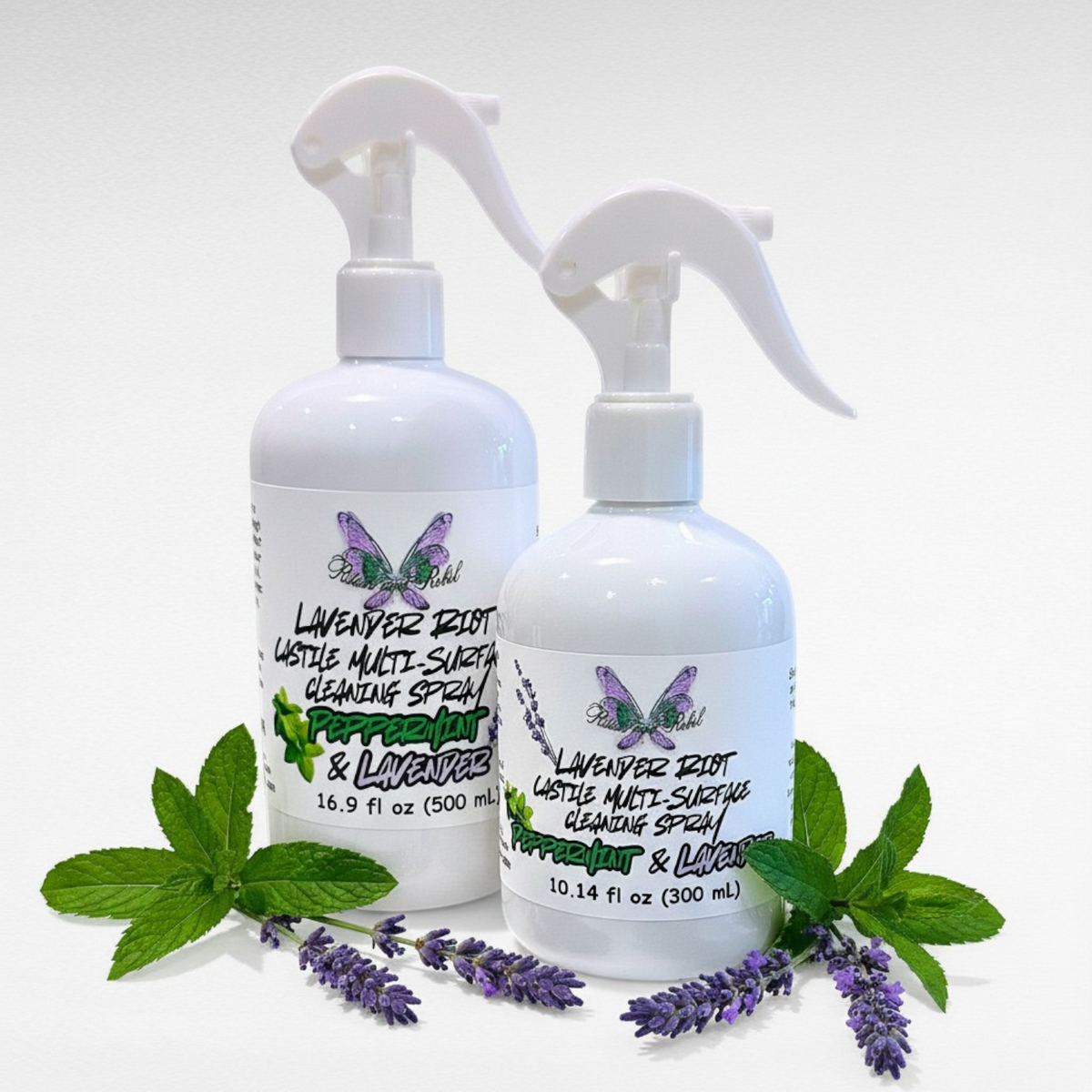 Lavender Riot Castile Multi-Surface Spray - Lavender & Peppermint