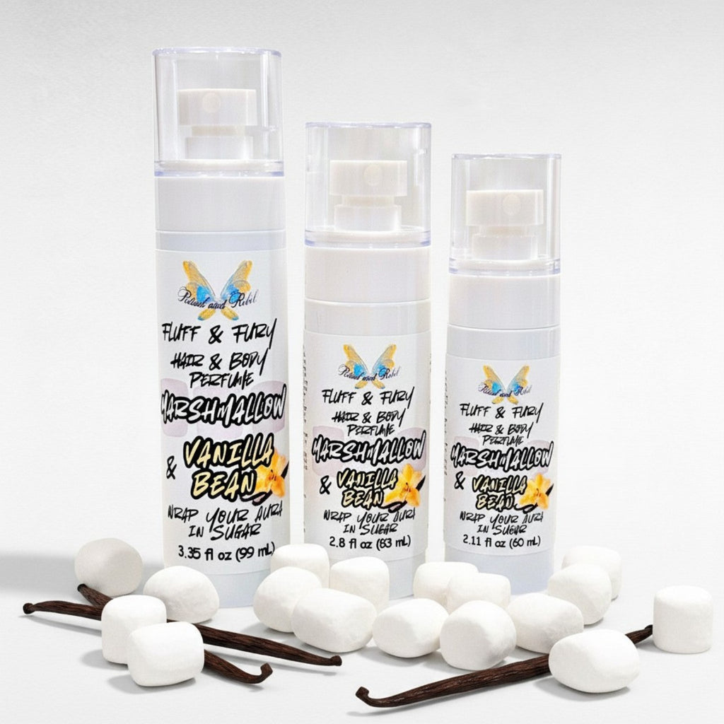 Fluff & Fury Hair & Body Perfume - Marshmallow & Vanilla Bean