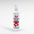 Raspberry Crave Hair & Body Perfume y Ritual and Rebel 4.37 fl oz white plastic spray bottle 