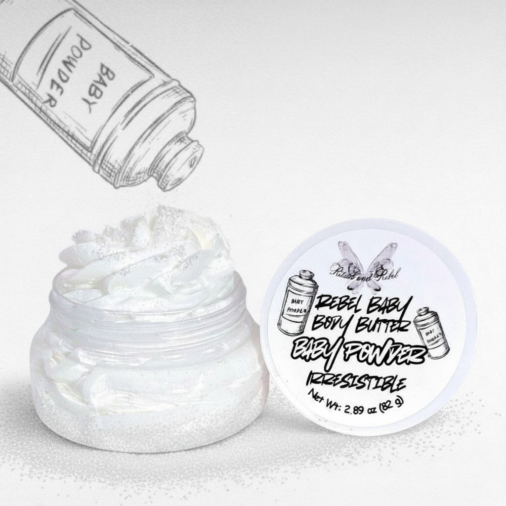 Rebel Baby Body Butter - Baby Powder