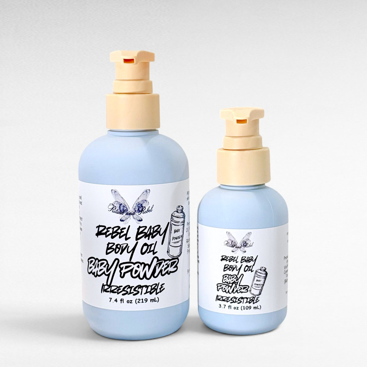 Rebel Baby Body Oil - Baby Powder