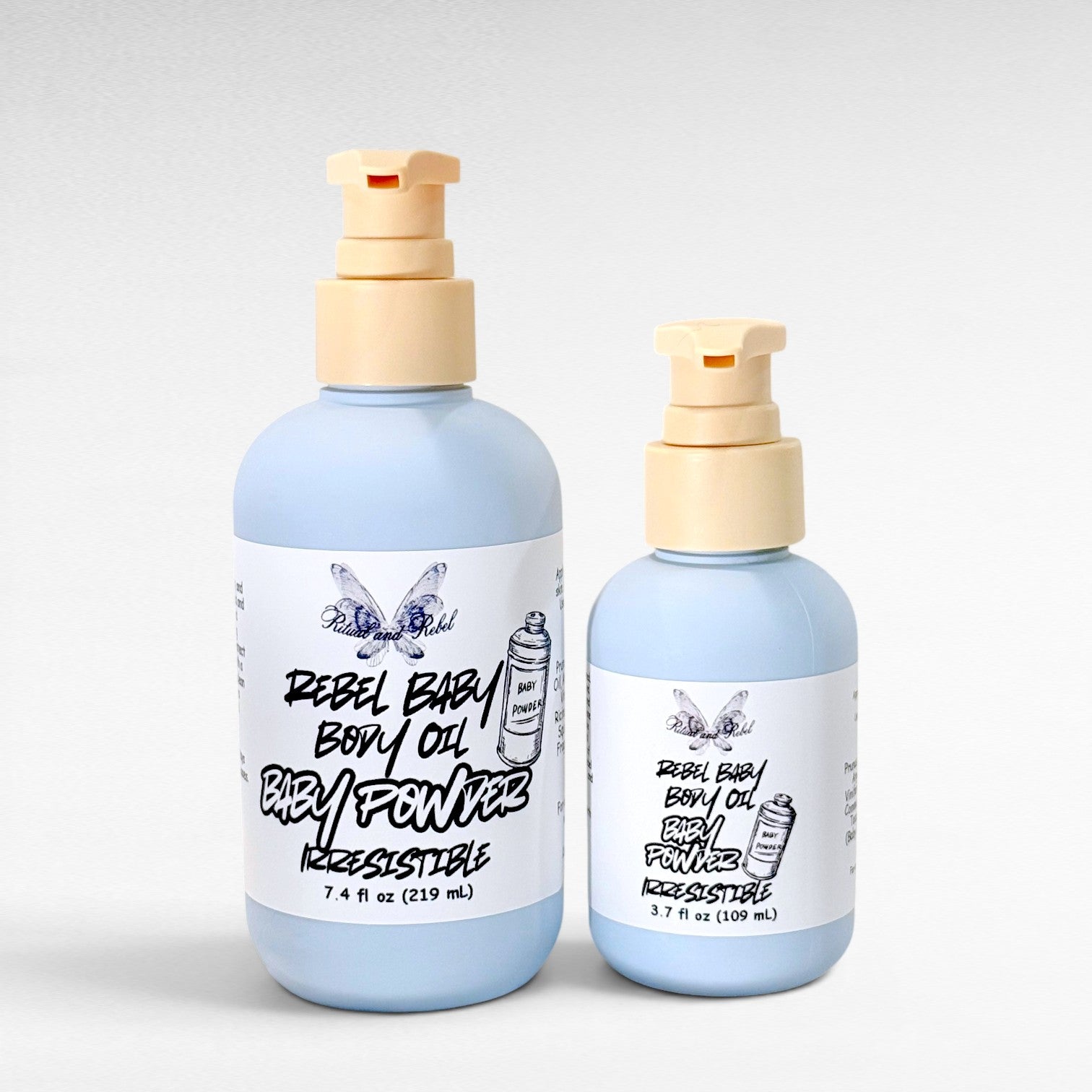 Rebel Baby Body Oil - Baby Powder