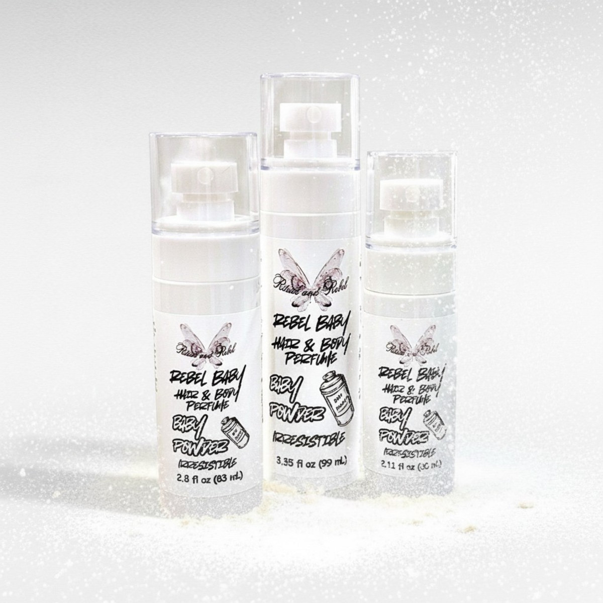 Rebel Baby Hair & Body Perfume - Baby Powder