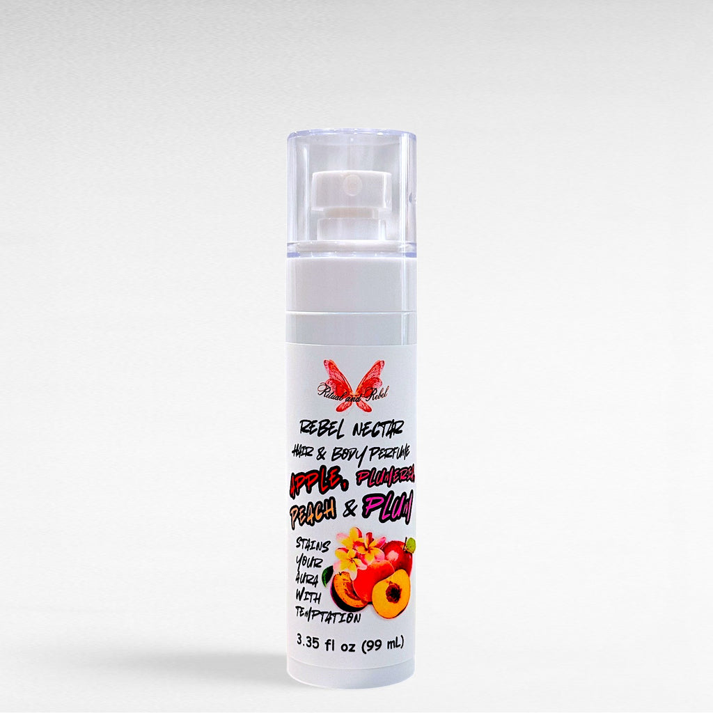 Rebel Nectar Hair & Body Perfume - Peach, Red Apple, Plumeria & Plum Nectar