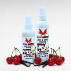 Rogue Cherry hair and body perfume by Ritual and Rebel with cherry and vanilla notes in a spray bottle 2 sizes