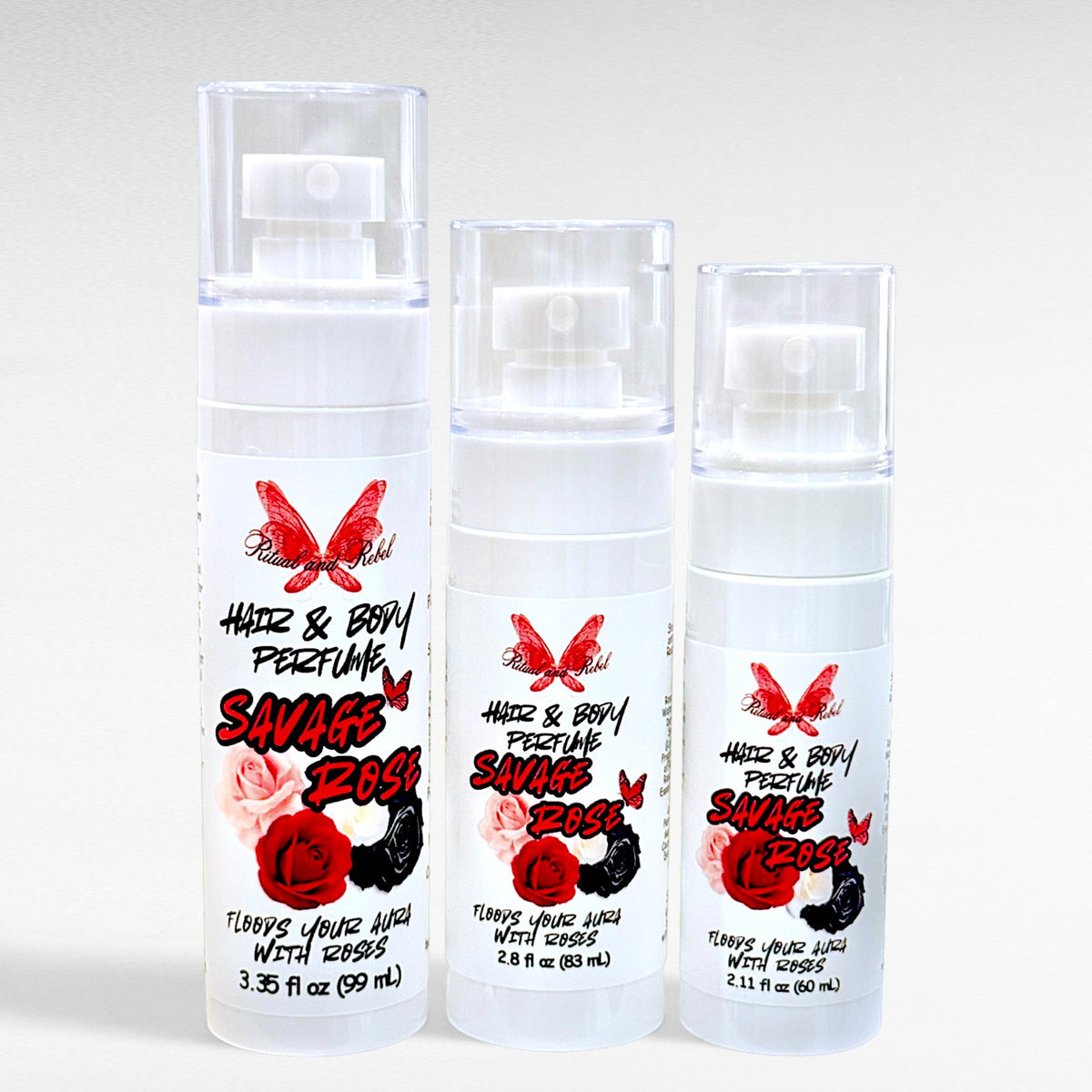Savage Rose Hair & Body Perfume - Fresh Rose