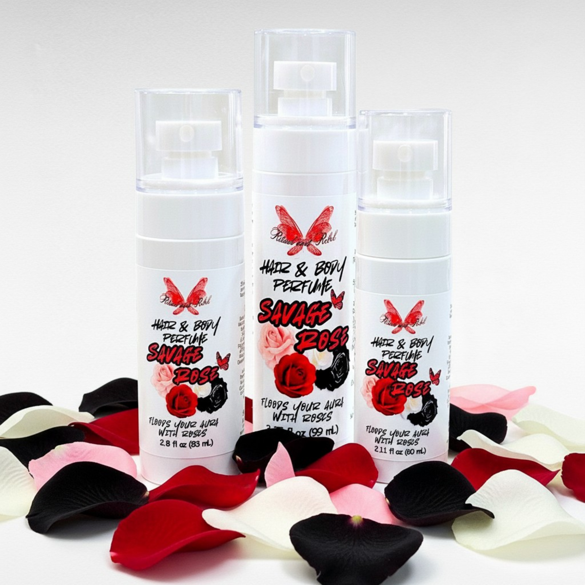 Savage Rose Hair & Body Perfume - Fresh Rose