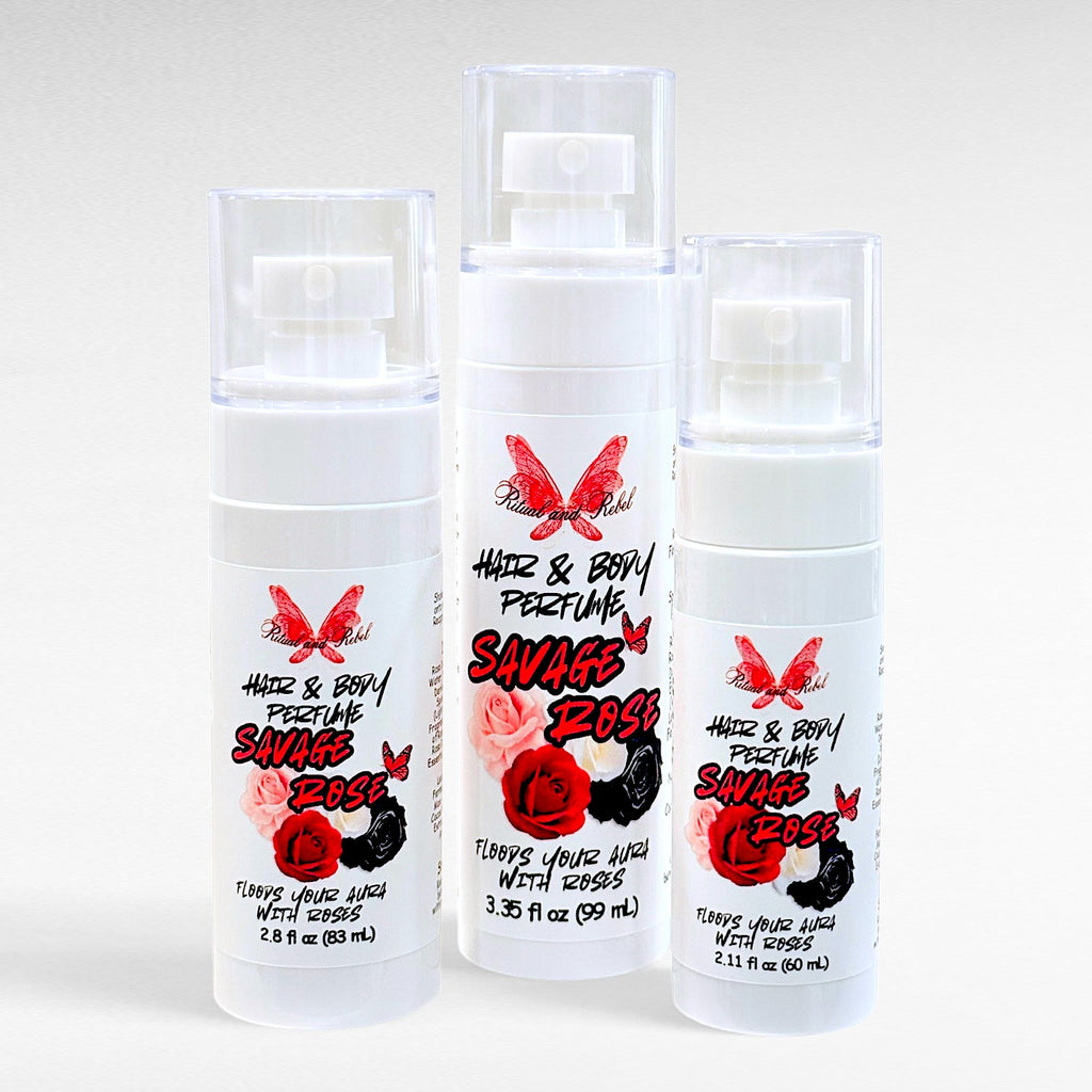 Savage Rose Hair & Body Perfume - Fresh Rose