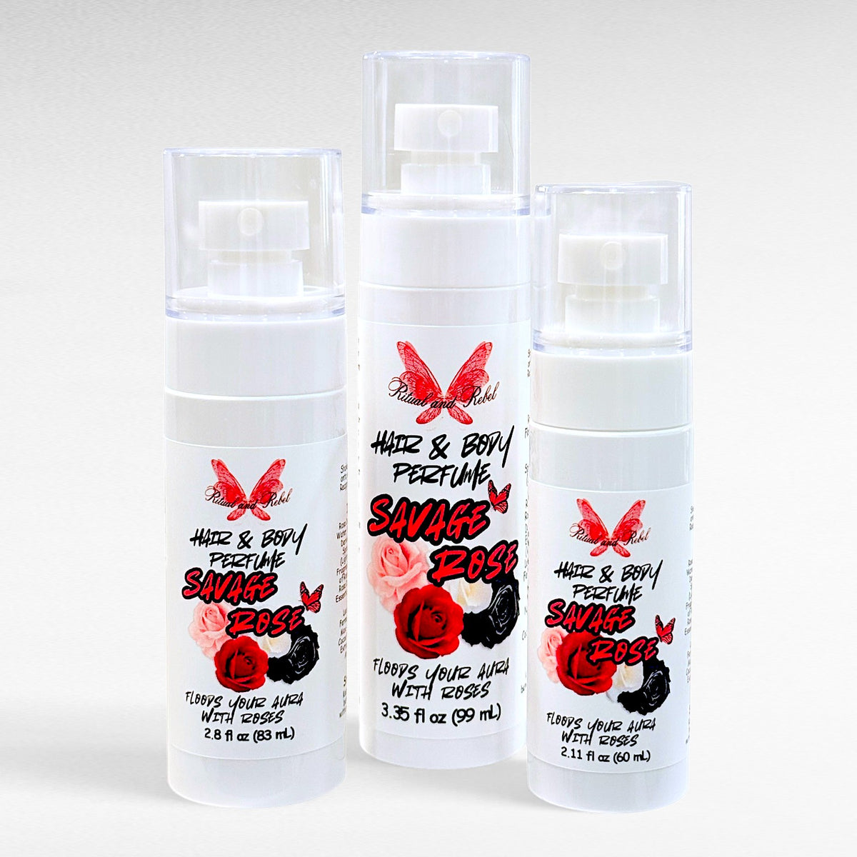 Savage Rose Hair & Body Perfume - Fresh Rose
