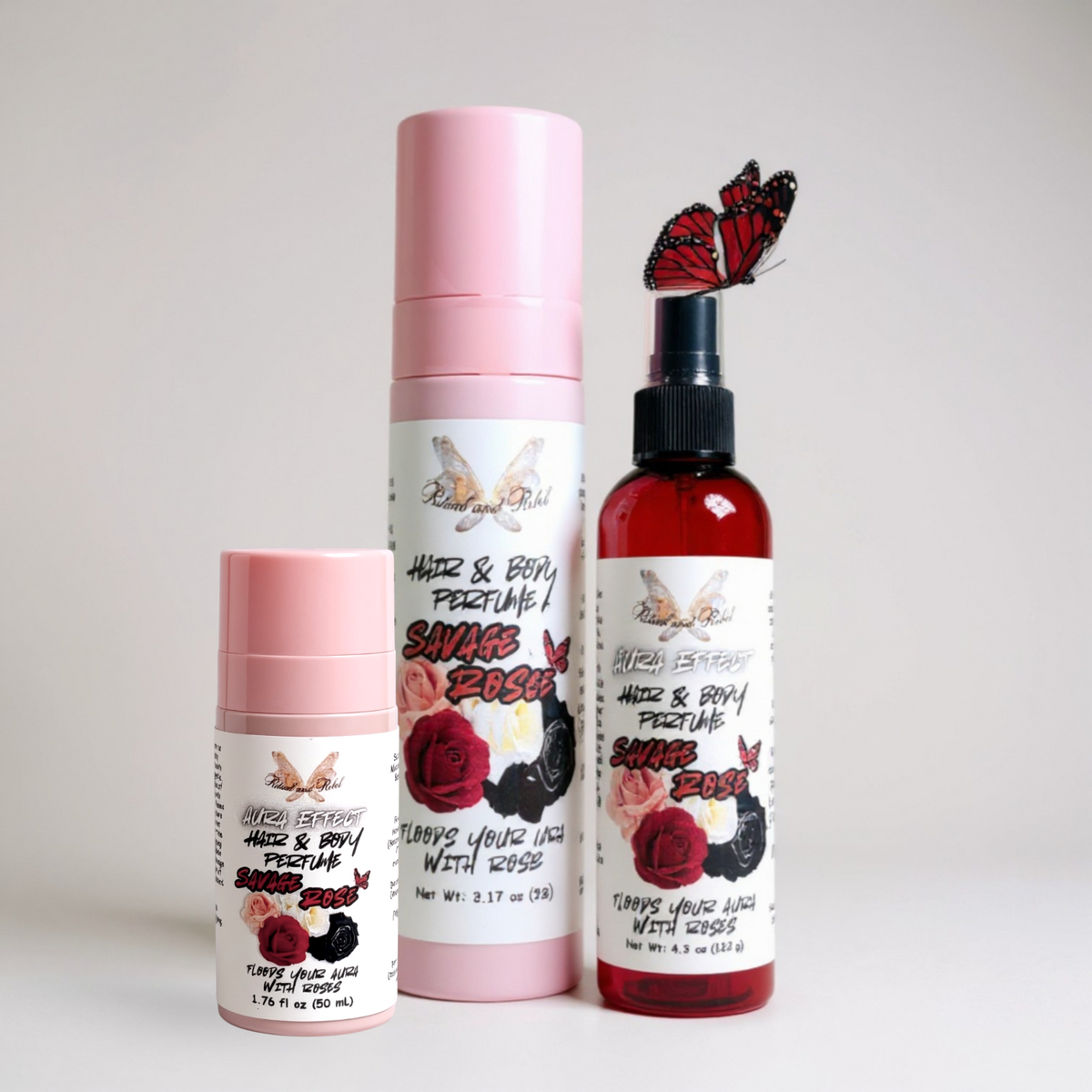 Savage Rose Hair & Body Perfume - Fresh Rose