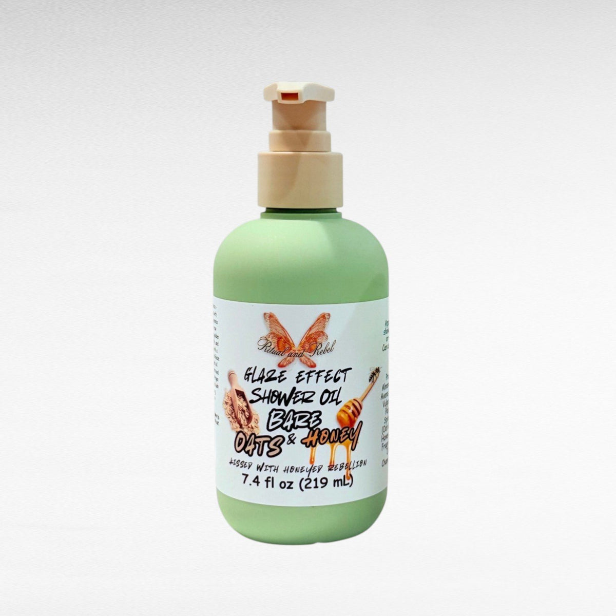 Bare Oats & Honey Shower Oil - Oats, Honey & Chamomile