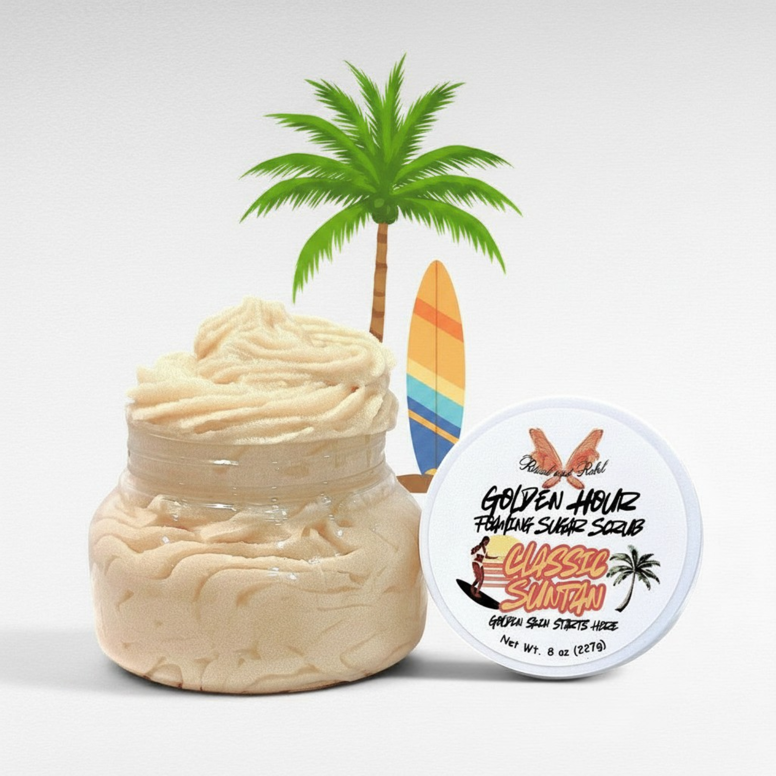 Golden Hour Foaming Sugar Scrub - Classic Suntan