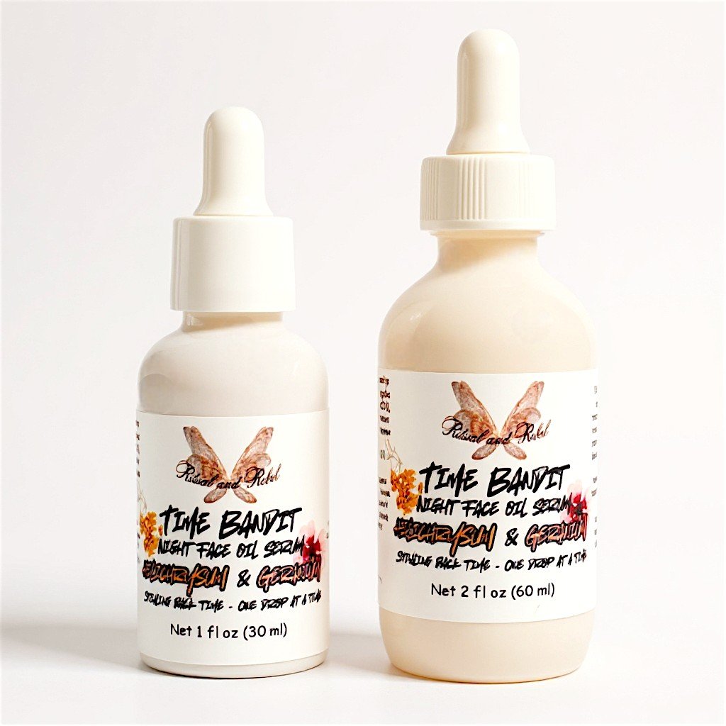 Time Bandit Liquid Face Serum (anti-aging) - Helichrysum & Geranium