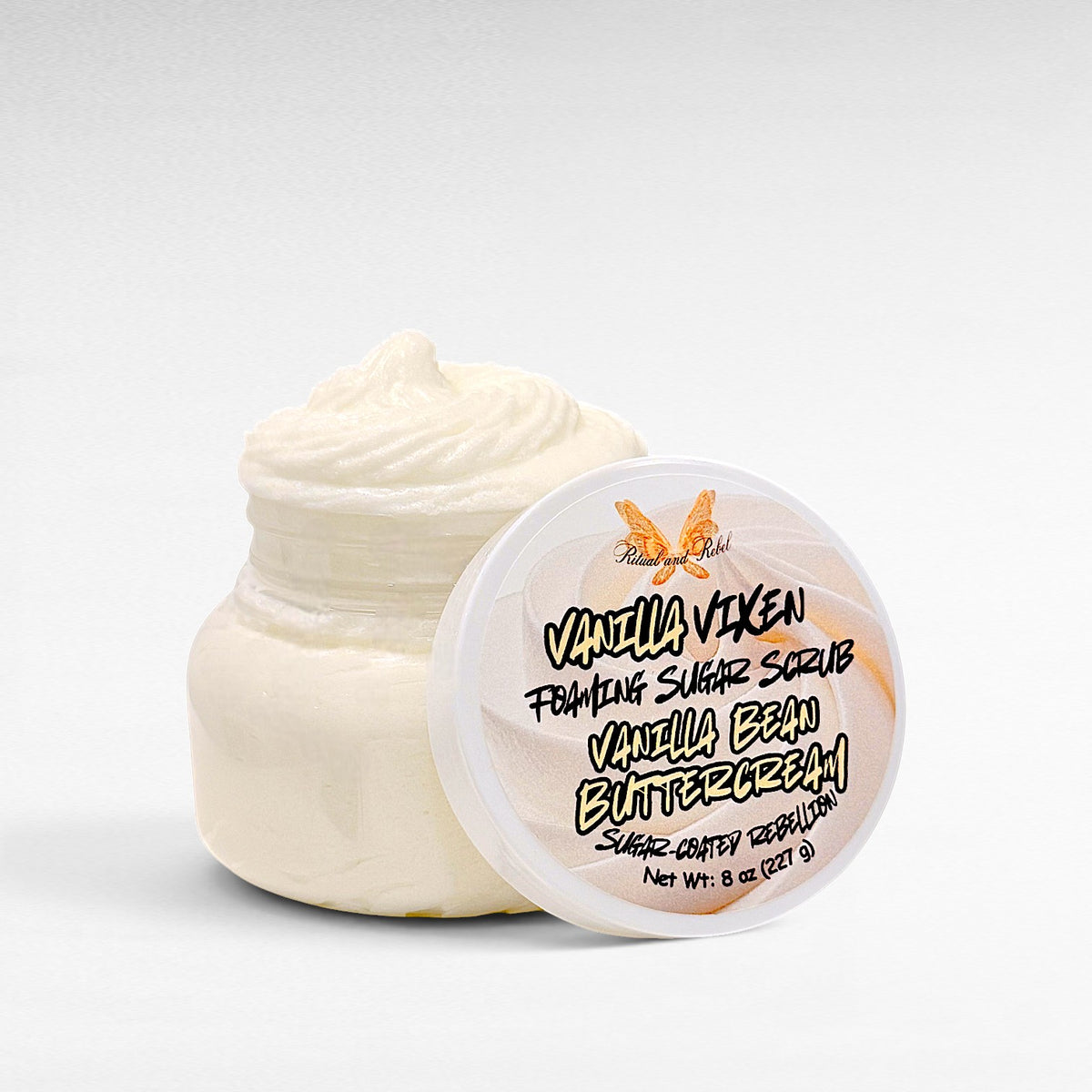 Vanilla Vixen Foaming Sugar Scrub - Vanilla Bean Buttercream