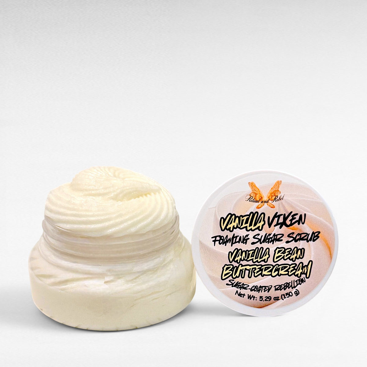 Vanilla Vixen Foaming Sugar Scrub - Vanilla Bean Buttercream