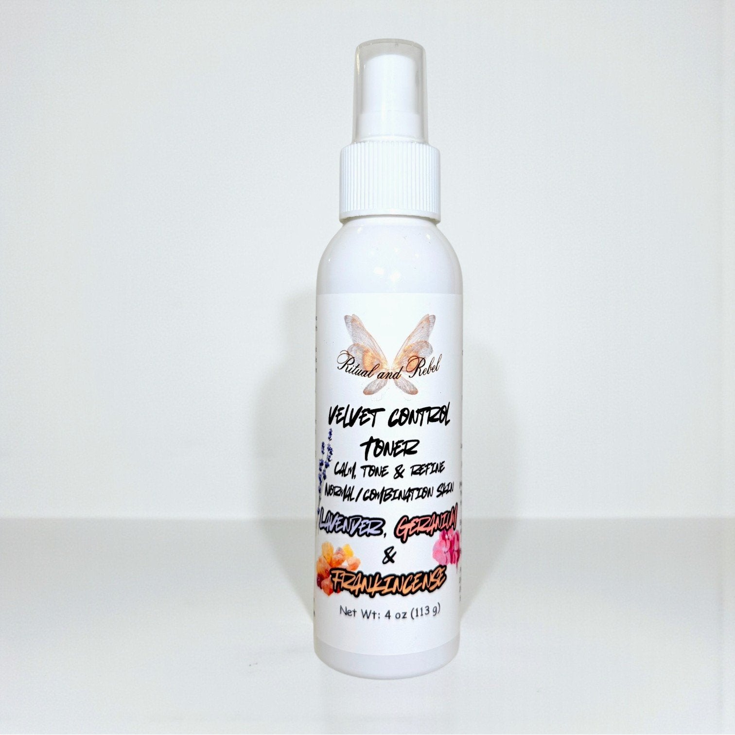 Velvet Control Toner (normal/combination skin) - Lavender, Geranium, & Frankincense