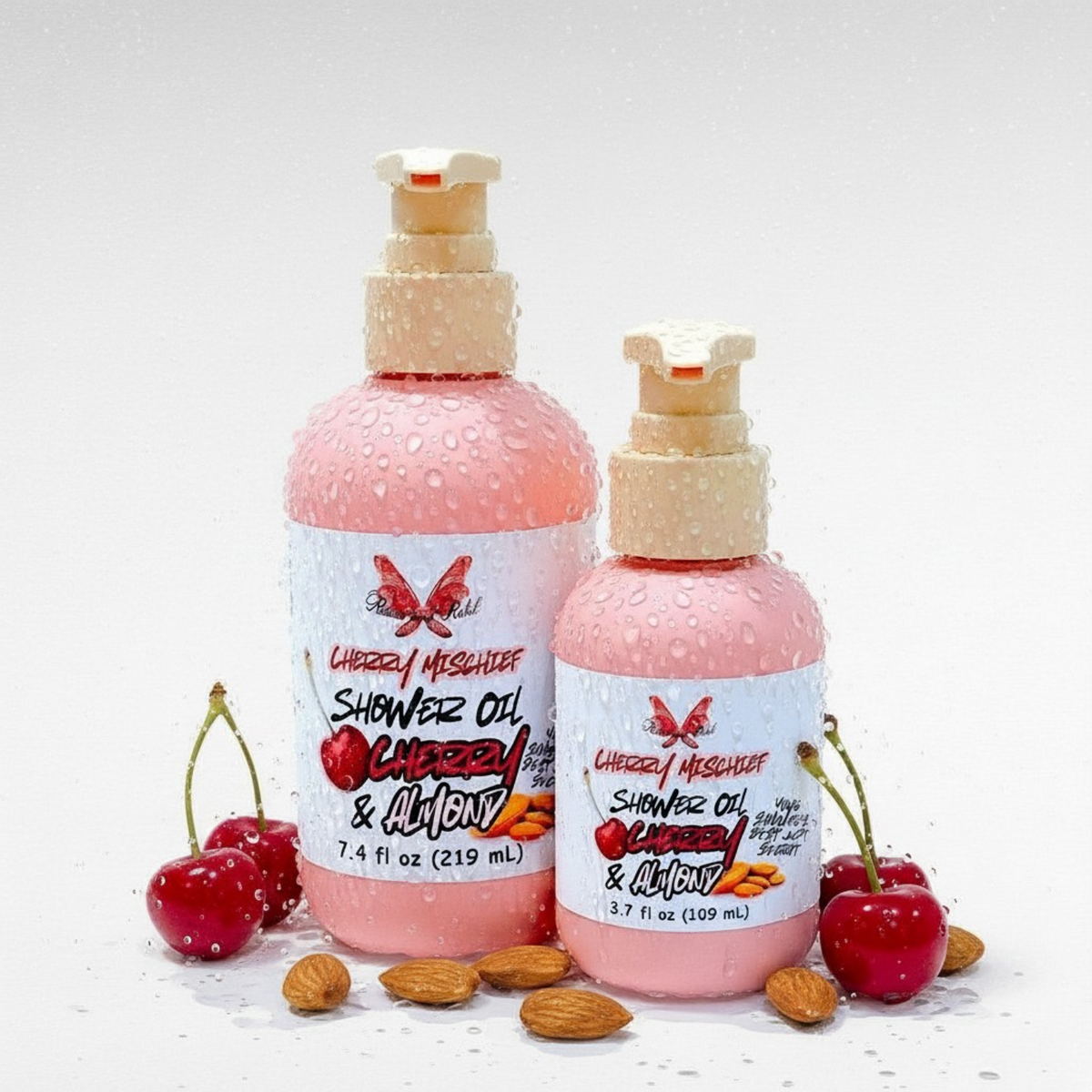 Cherry Mischief Shower Oil - Cherry & Almond